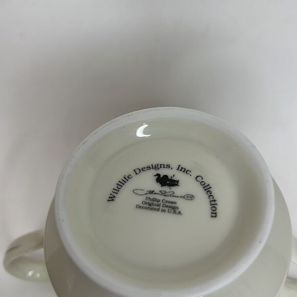 Wildlife Designs Inc Collections 8 Oz Creamer & 12 Oz Sugar Bowl With Lid Set 3 - Picture 5 of 5